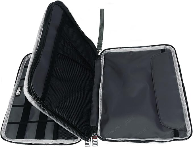 BUBM Double Layer Electronics Organizer, Travel Gadget Bag