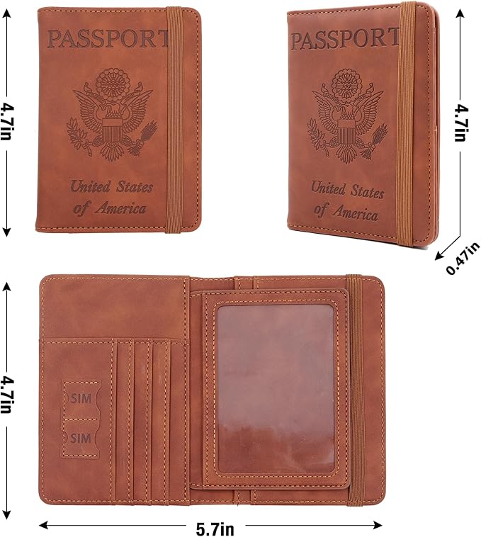 Melsbrinna Rfid Passport Holder