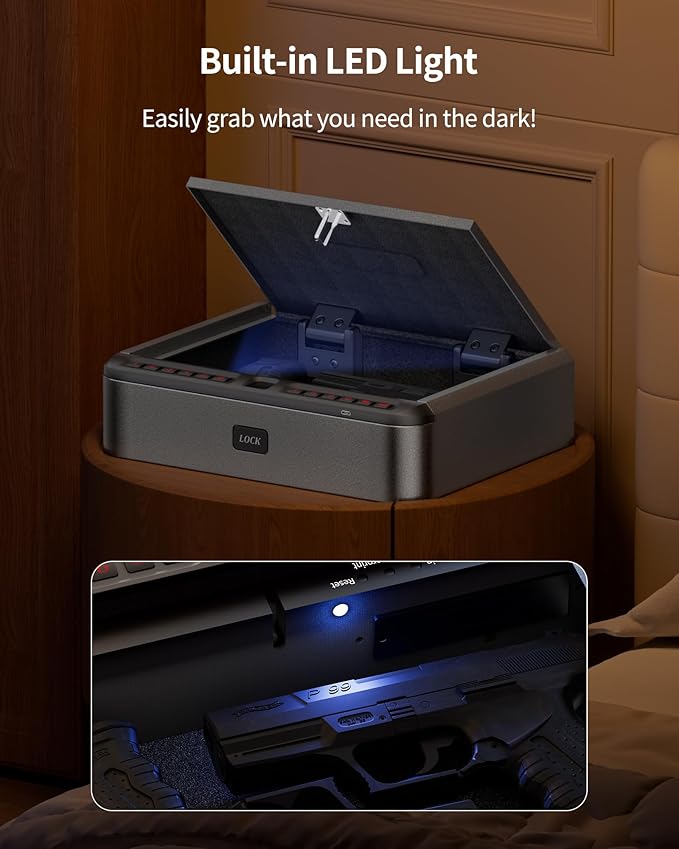 BILLCONCH Gun Safe for Handgun