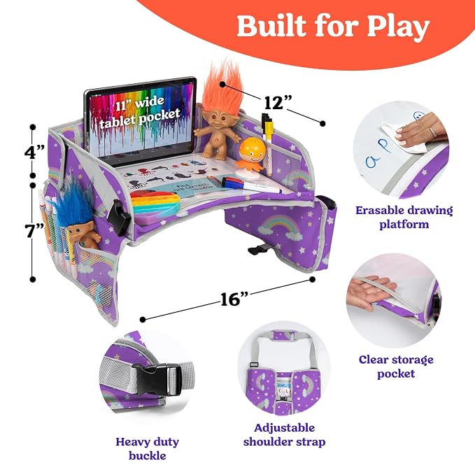 PILLANI Kids Travel Tray for Car