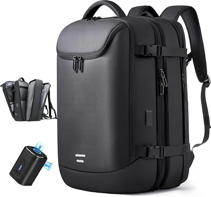 Vacuum Seal Travel Backpack 45L Expandable Air Compression System Water