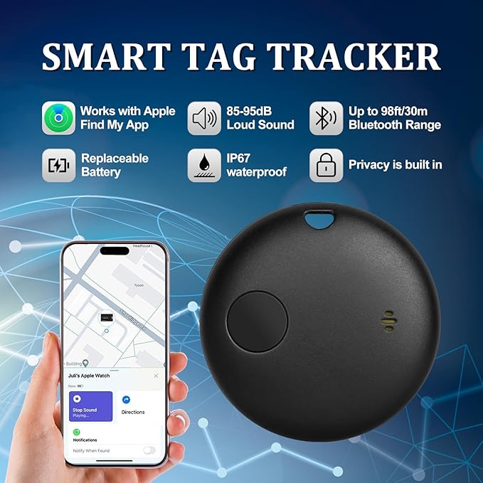 Geevon Smart Tag-2 Pack Bluetooth Tracker Work