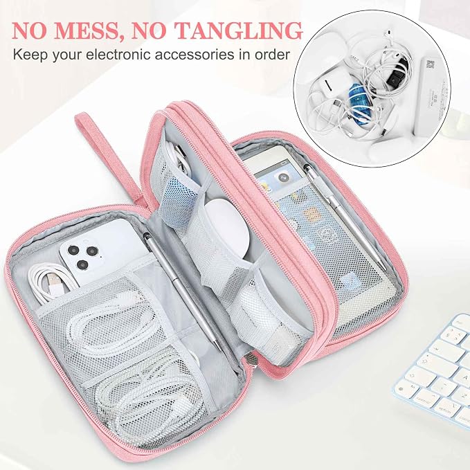 FYY Electronic Organizer, Large Travel Cable Organizer Bag Pouch Electronic