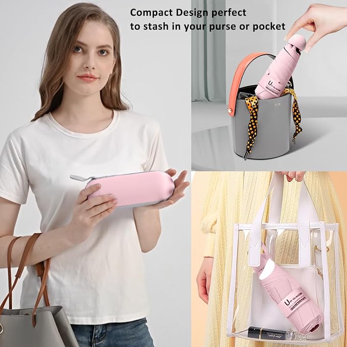 BAODINI Travel Mini Umbrella for Purse