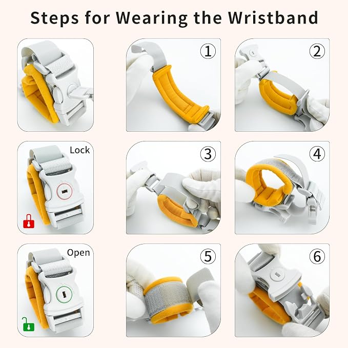 Toddler Leashes + Anti Lost Wrist Link