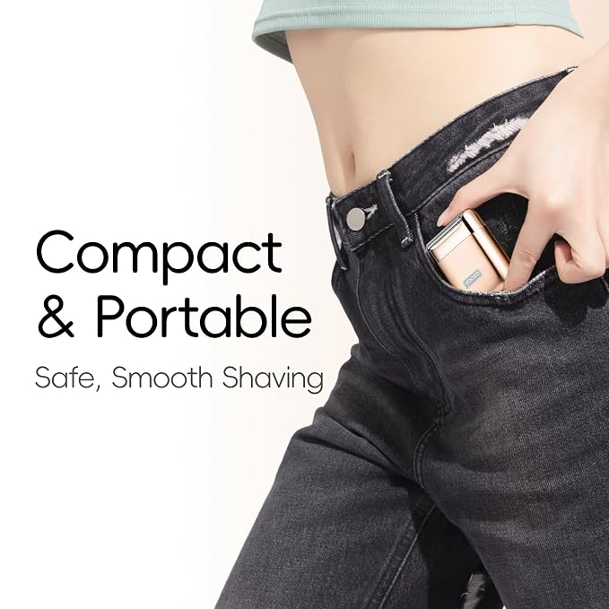 yoose Electric Razors for Women, IPX7 Alloy Body Bikini Trimmer for Women
