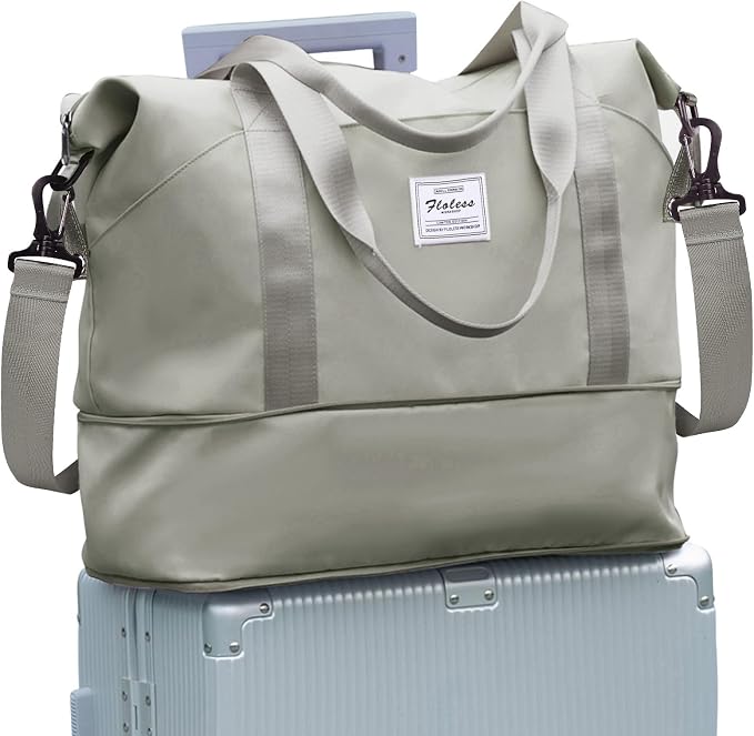 Travel Duffel Bag, Sports Tote Gym Bag, Shoulder Weekender Overnight Bag