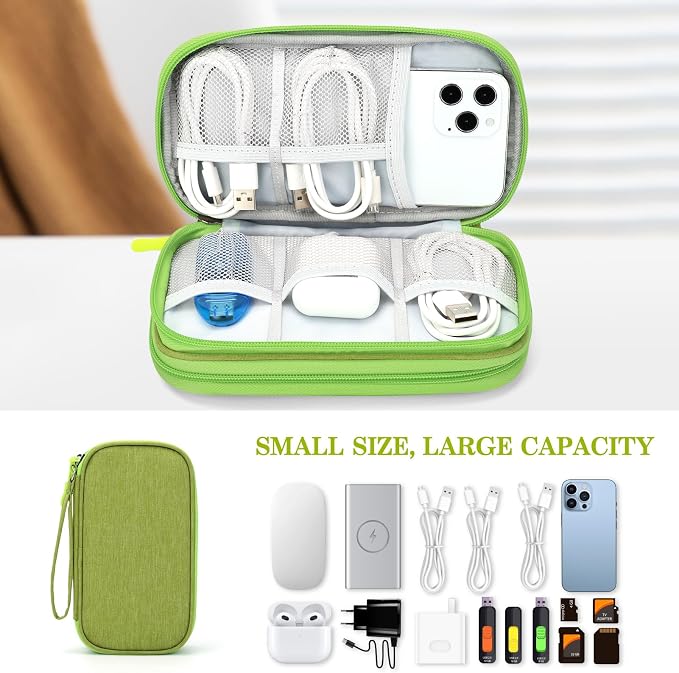 FYY Travel Cable Organizer Pouch Electronic Accessories Carry Case Portable