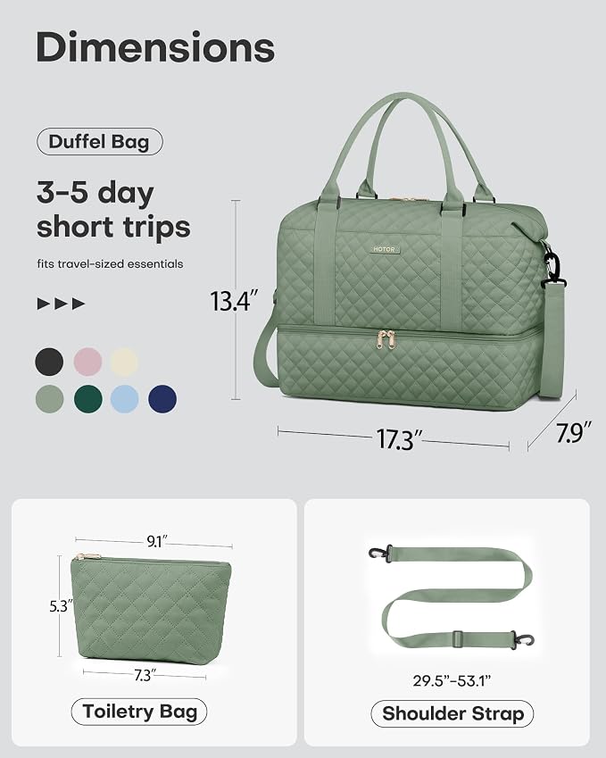 HOTOR Travel Duffel Bag
