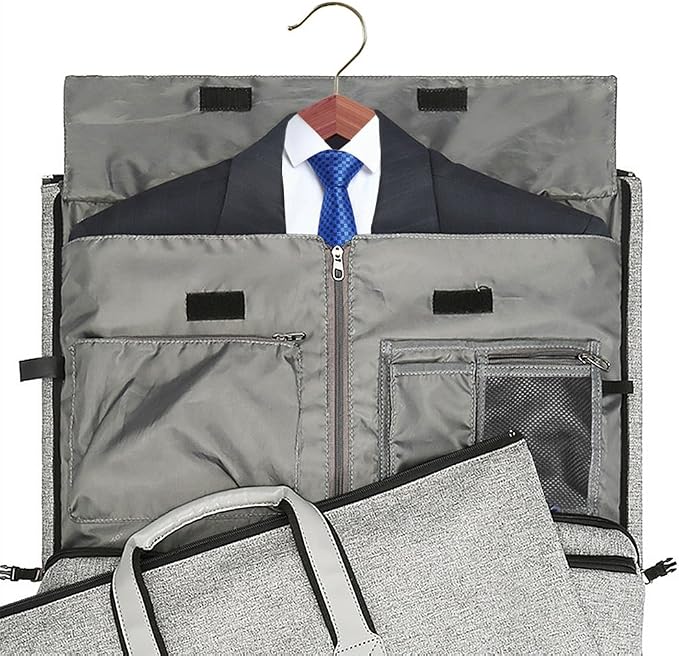 Modoker Convertible Garment Bag - 2 in 1 Hanging Suitcase Suit Travel Bags