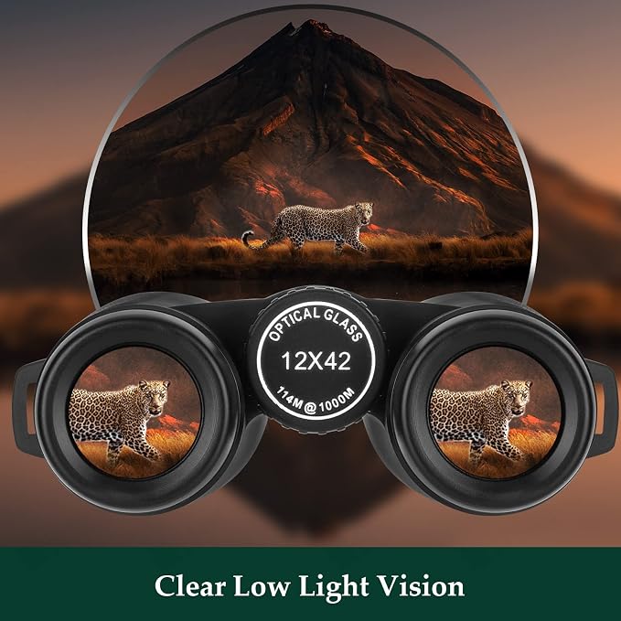 Adorrgon 12x42 HD Binoculars for Adults High Powered