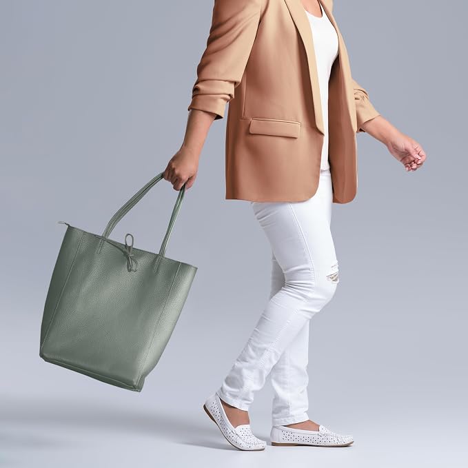 Italian Calf Leather Tote for Women