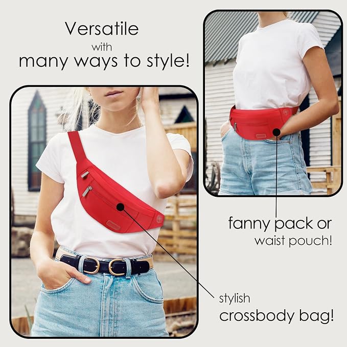 MAXTOP Large Crossbody Fanny Pack