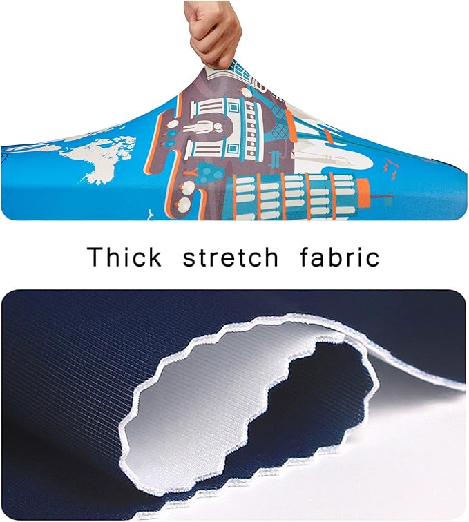 WUJIAONIAO Travel Luggage Cover Baggage Suitcase Cover Protector Skins 18-32
