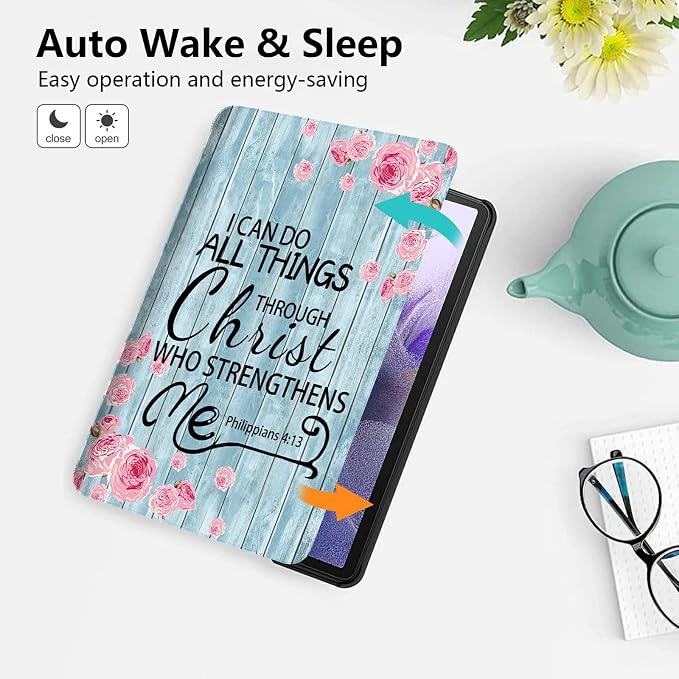 All-New HD 8 Plus Tablet Case Kindle Fire HD 8 Case 10th Generation 2024/2022/2020 Folding Stand PU Leather Slim Smart Cover with Auto Wake/Sleep for Amazon Fire Tablet 2020Animals Dog Paws