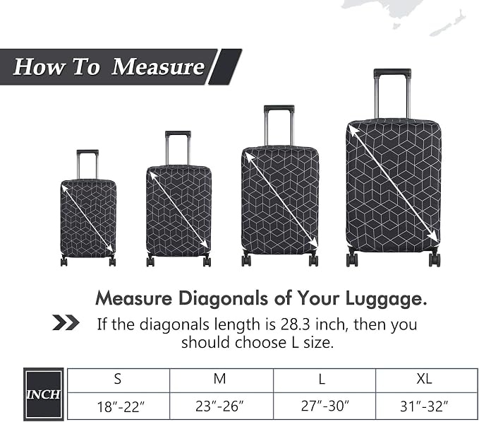 HYPER VENTURE Washable Luggage Cover