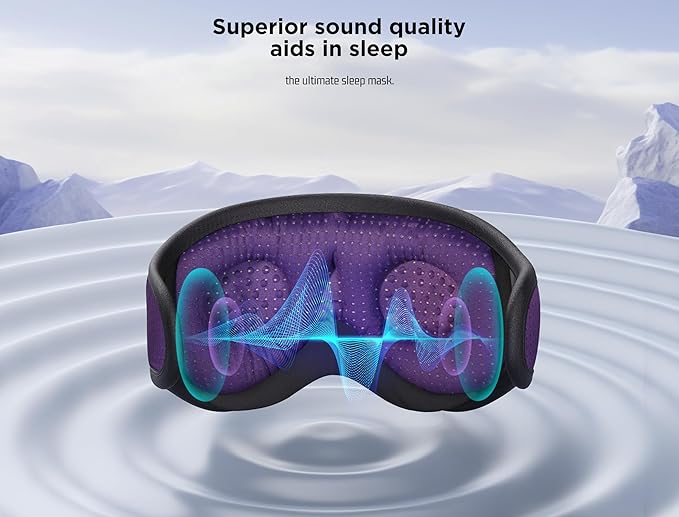 LC-dolida Sleep Mask with Bluetooth Headphones Bluetooth Sleep Mask Sleep