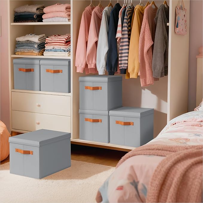 Storage Bins with Lids