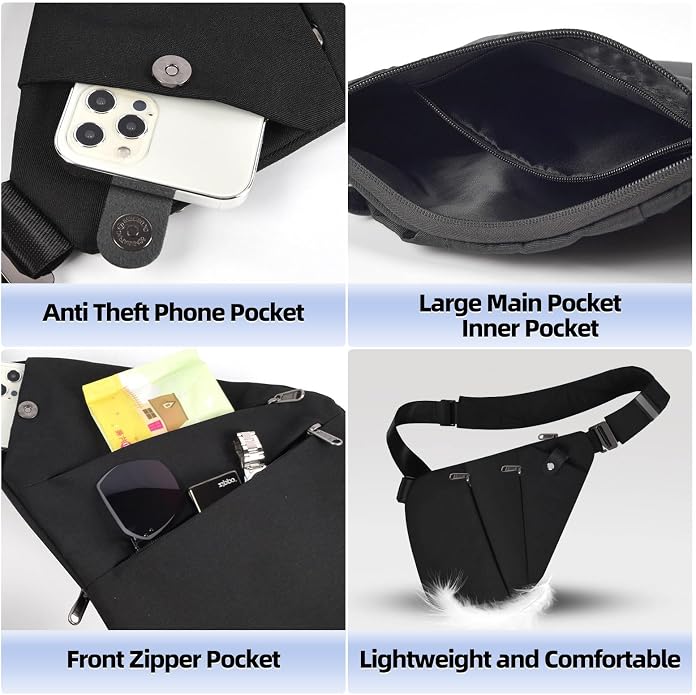 Anti Theft Crossbody Bag, Anti Theft Travel Bag