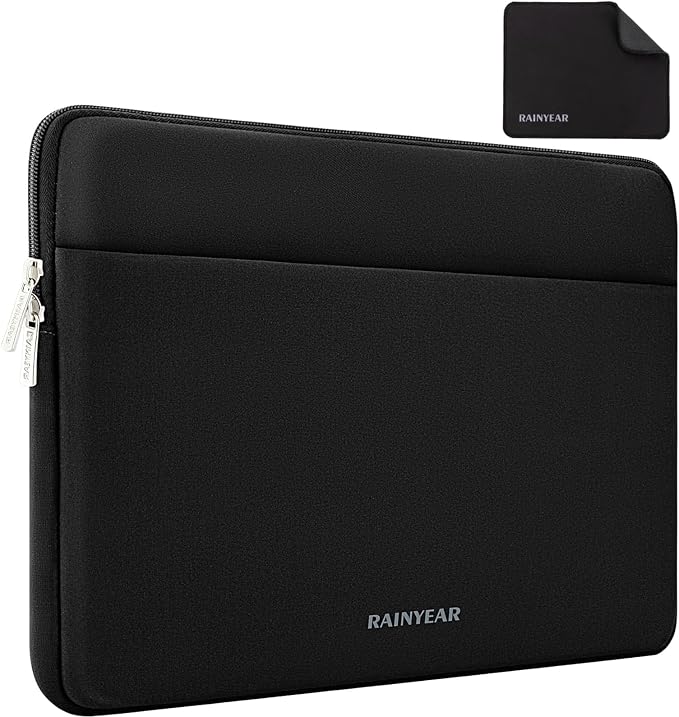 RAINYEAR Laptop Sleeve Case 15 16 Inch, Protective Portable Case