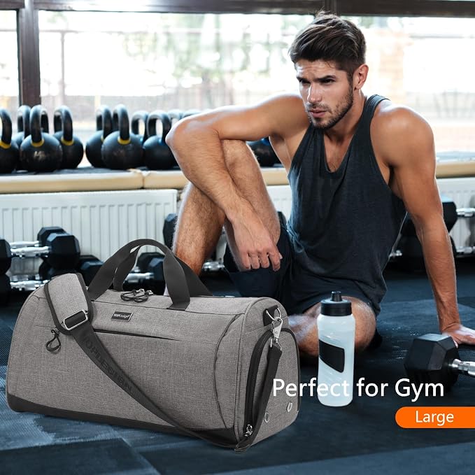 TOPDesign Gym Bag for Women & Men, Unisex Duffel Bag
