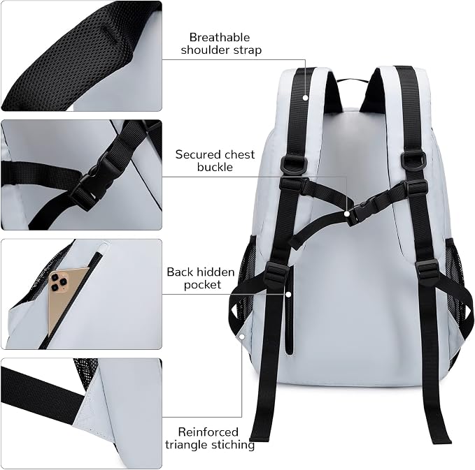Lohol Casual Backpack for Teen Boys and Girls, Daypack