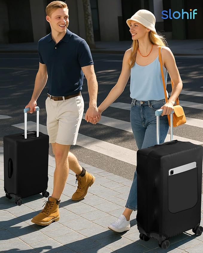 Slohif Luggage Cover for Suitcase Tsa Approved Protector