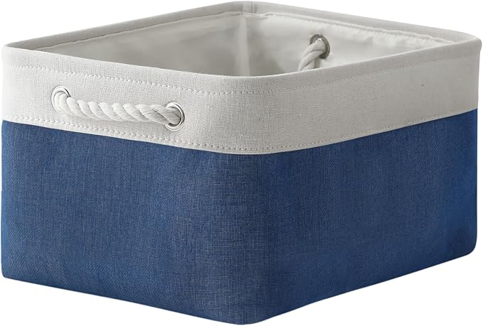 TheWarmHome Storage Bins for Shelves