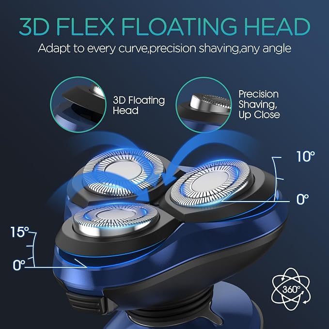 VOYOR Electric Razor for Men Cordless Shavers for Shaving