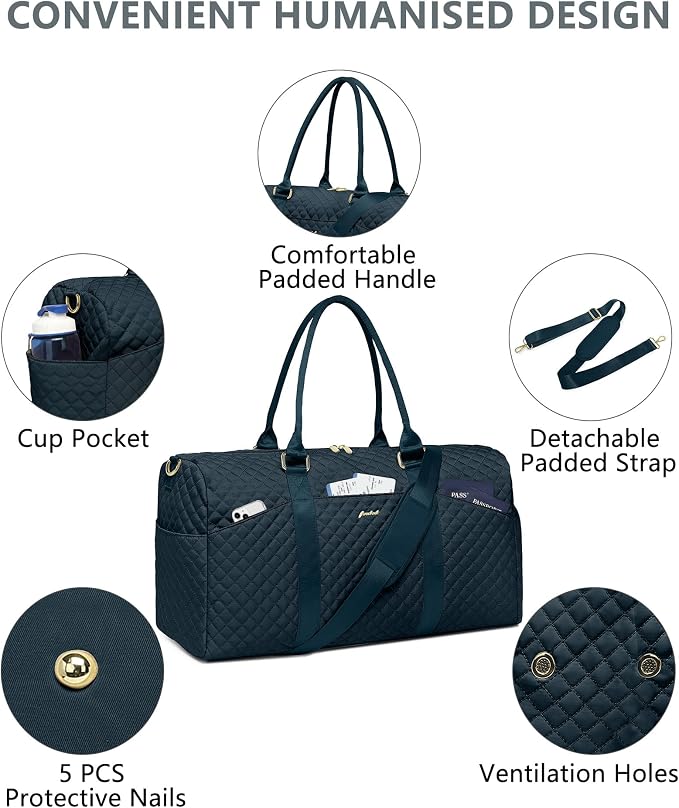 Weekender Travel Duffle Bag for Women