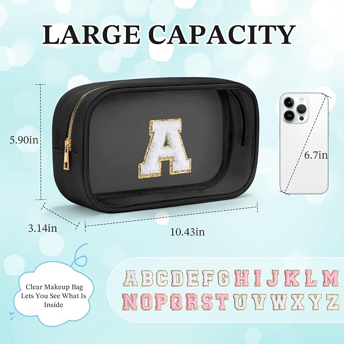 YOOLIFE Travel Toiletry Bag for Women, Cute Cosmetic Bags for Skincare