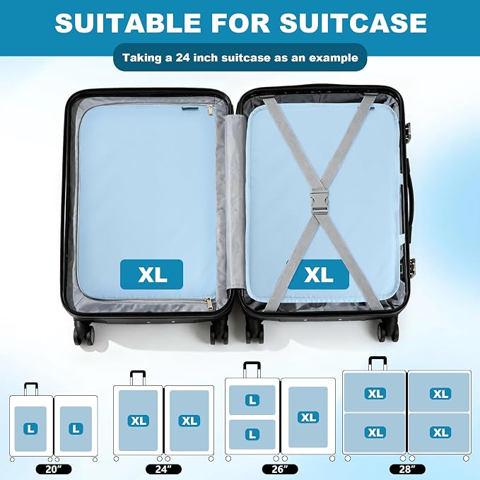 Extra Large Compression Packing Cubes