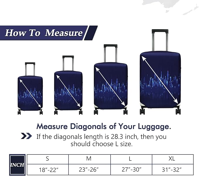 HYPER VENTURE Washable Luggage Cover
