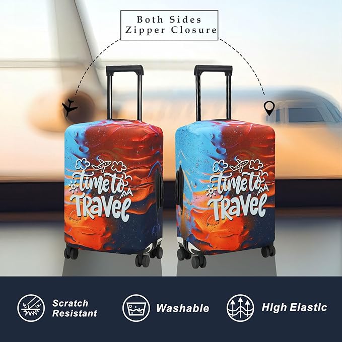 Explore Land Luggage Cover Suitcase Protector Fits 27-30 Inch Case