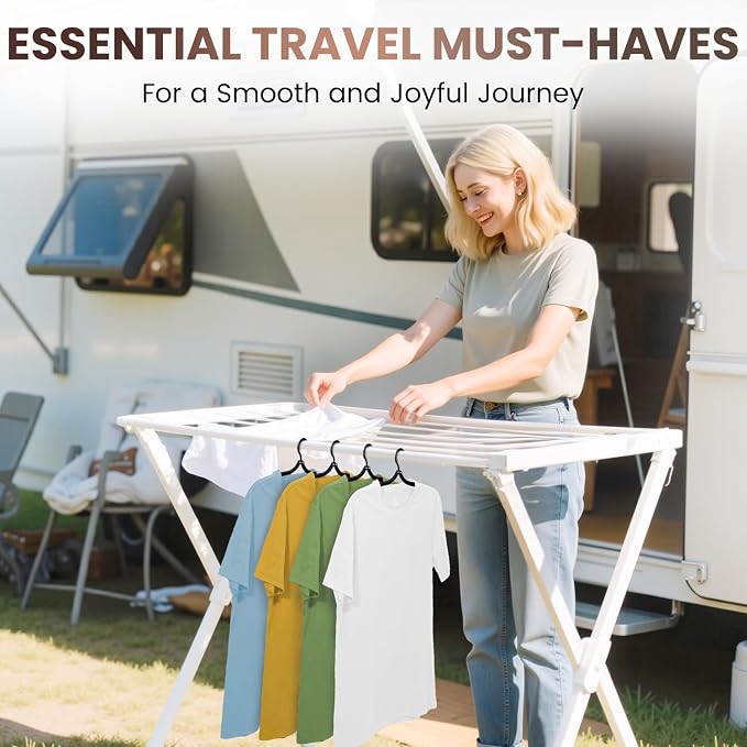 20 Pack Foldable Travel Hangers