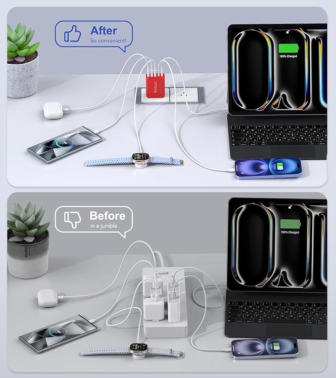 50W USB C Wall Charger, Samsung Galaxy