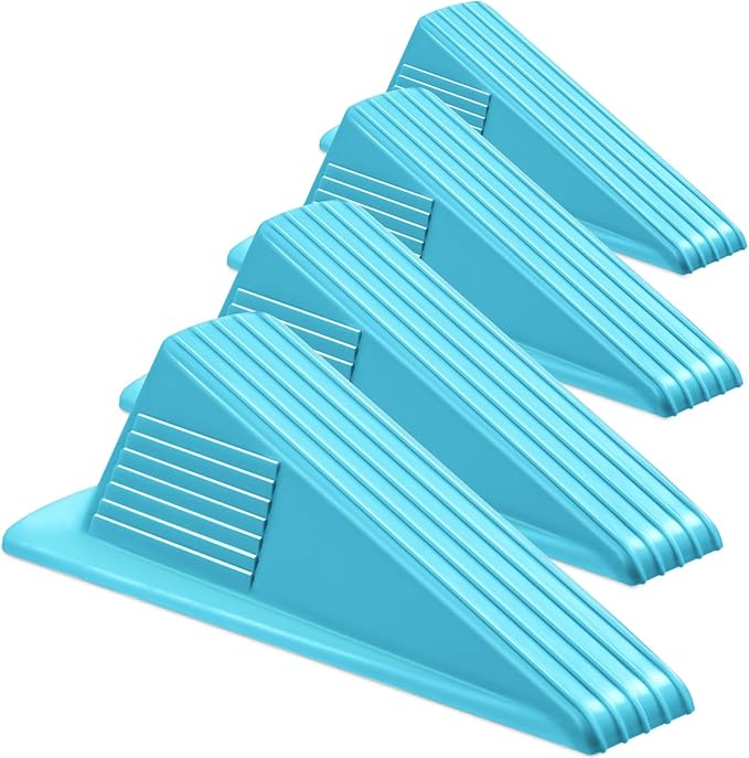 Frienda 4 Pcs Jumbo Door Stoppers Heavy Duty Door Stopper Tall up to 2inch Tall