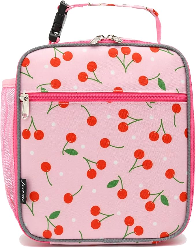 FlowFly Kids Lunch box Insulated Soft Bag Mini Cooler Back to School Thermal