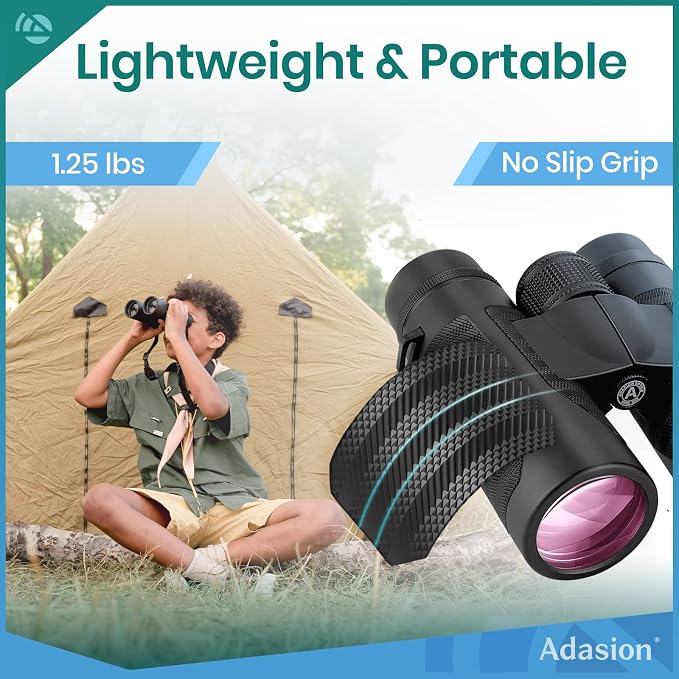 12x42 HD Binoculars for Adults High Powered