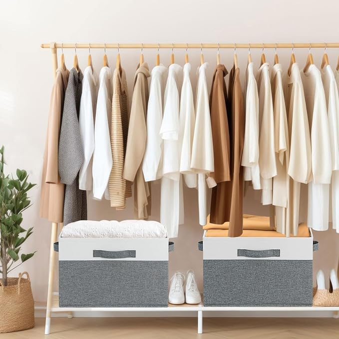 GhvyenntteS Large Closet Storage Bins