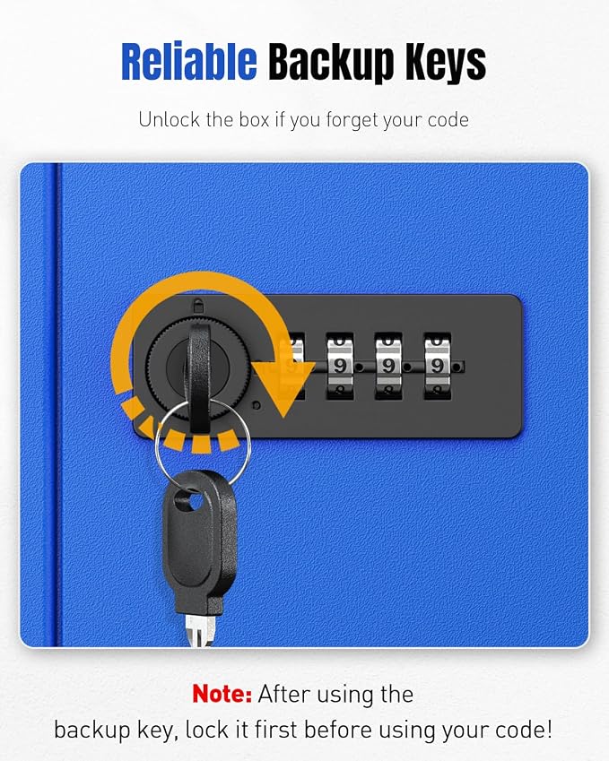 Uniclife 60 Keys Key Lock Box