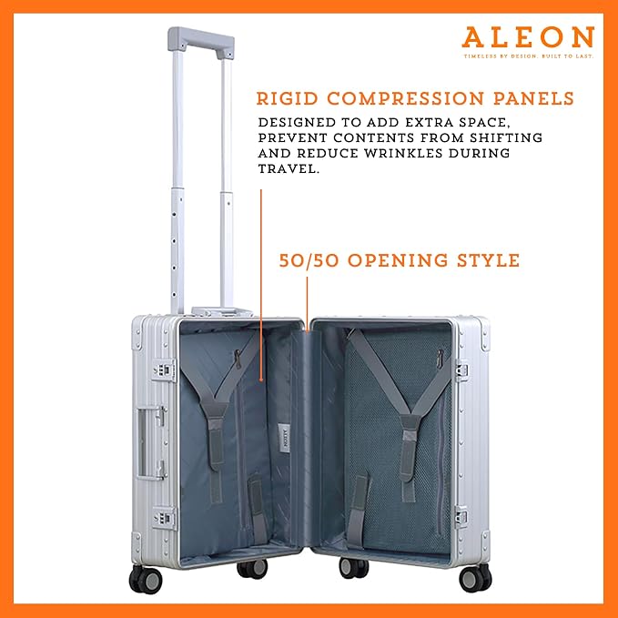 All Aluminum Lightweight Carry-On Luggage
