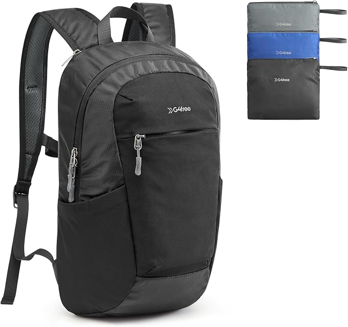 G4Free Packable Hiking Backpack 20L Lightweight Foldable Travel Daypack