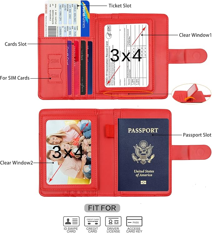Melsbrinna Rfid Passport Holder
