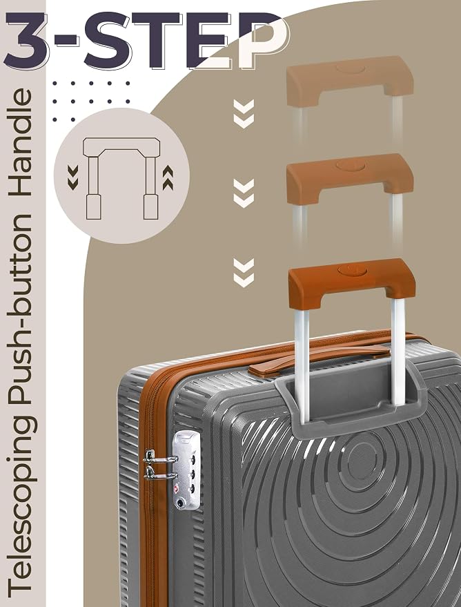 Luggage Sets 5 Piece, Suitcases
