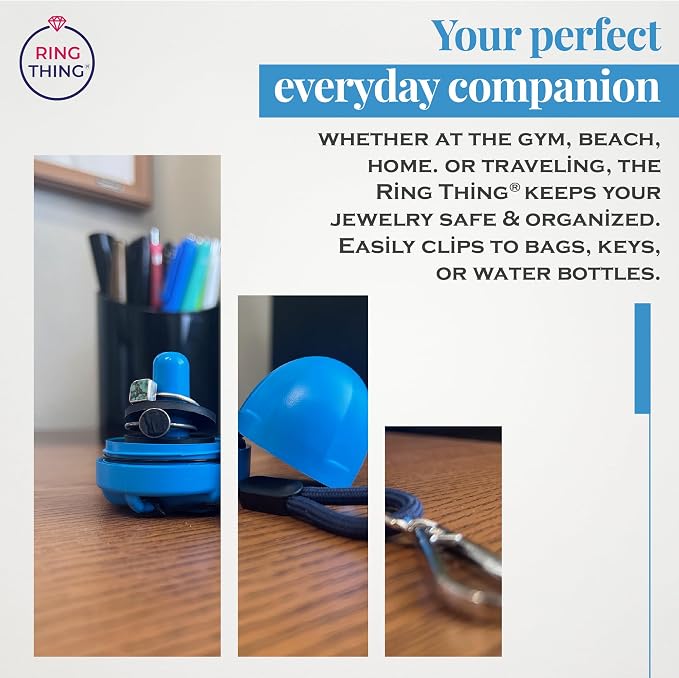 RING THING - Ring Holder Keychain, Jewelry Organizer and Storage, Portable
