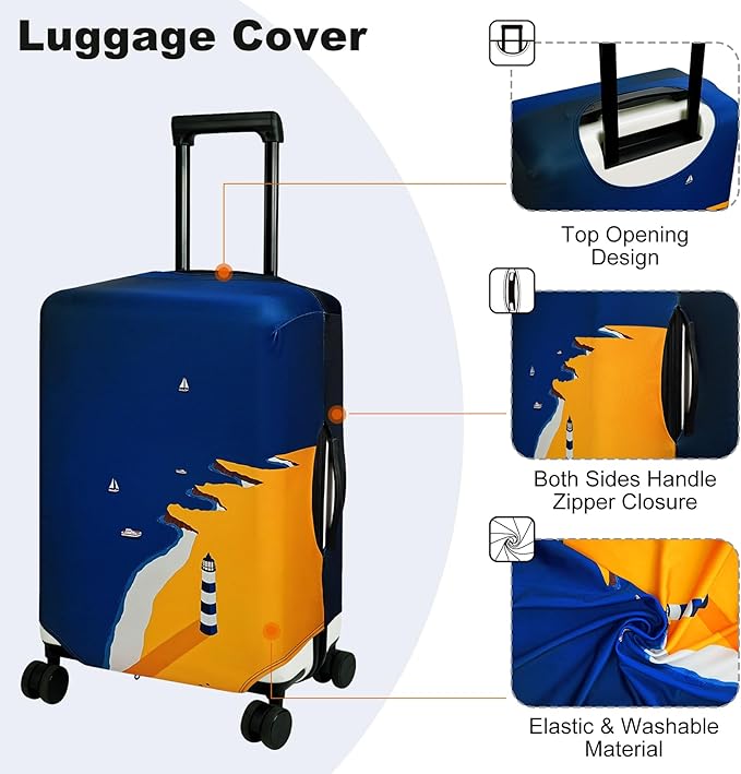 HYPER VENTURE Washable Luggage Cover