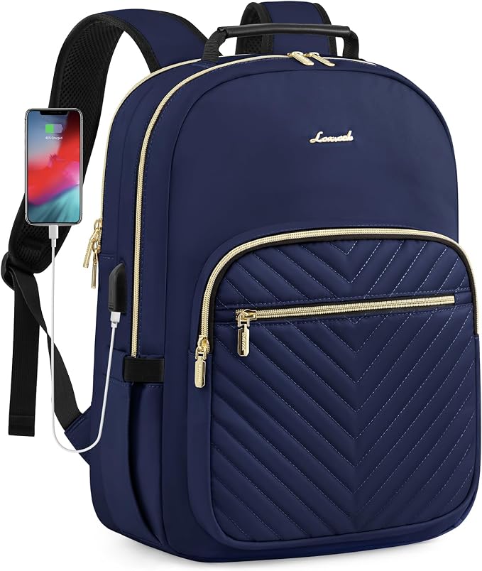 LOVEVOOK Laptop Backpack Purse for Women, Work Business Travel Computer Bags