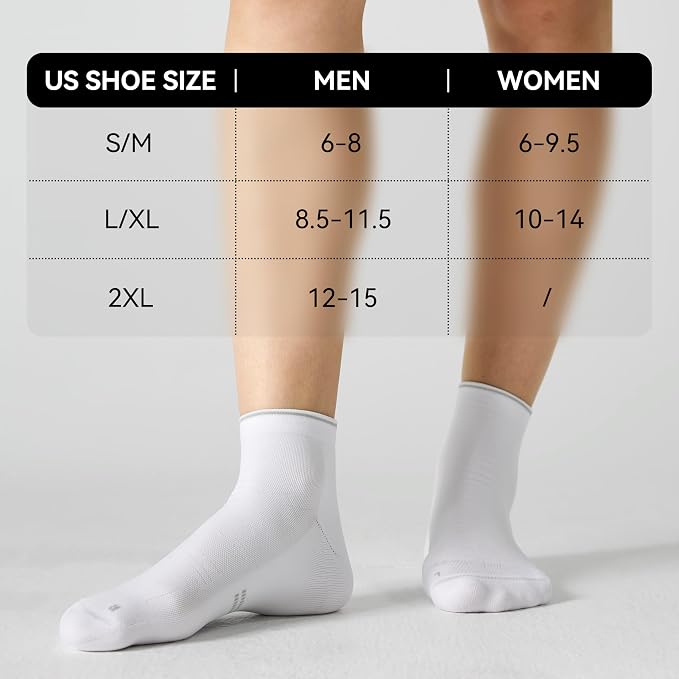 CS CELERSPORT 2/5 Pairs Ankle Compression Socks