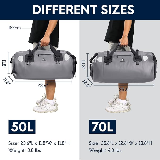 Haimont Waterproof Duffel Bag Roll-top Dry Duffel Bag
